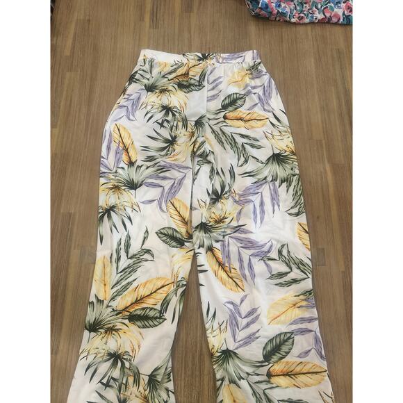 Philosophy Flowy Stretch Pants|Floral Tropical Design|Size Medium - Picture 7 of 9